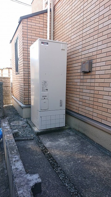 静岡市清水区　Ｔ様邸　電機温水器取替工事